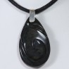 Pendentif Argent - Obsidienne Mentogochol