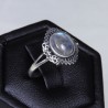 Bague en argent Labradorite - Taille réglable