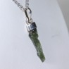 Pendentif Moldavite brute - Argent 925