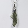 Pendentif Moldavite brute - Argent 925