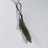 Pendentif Moldavite brute - Argent 925