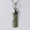 Pendentif Moldavite brute - Argent 925