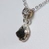 Pendentif Moldavite - Argent 925