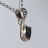 Pendentif Moldavite - Argent 925