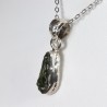 Pendentif Moldavite - Argent 925