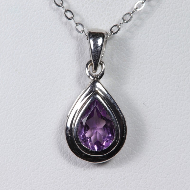 Pendentif Améthyste - Argent 925