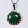 Pendentif Jade Néphrite - Argent 925