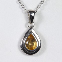 Pendentif Citrine - Argent 925