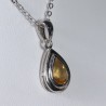Pendentif Citrine - Argent 925