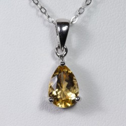 Pendentif Citrine - Argent 925