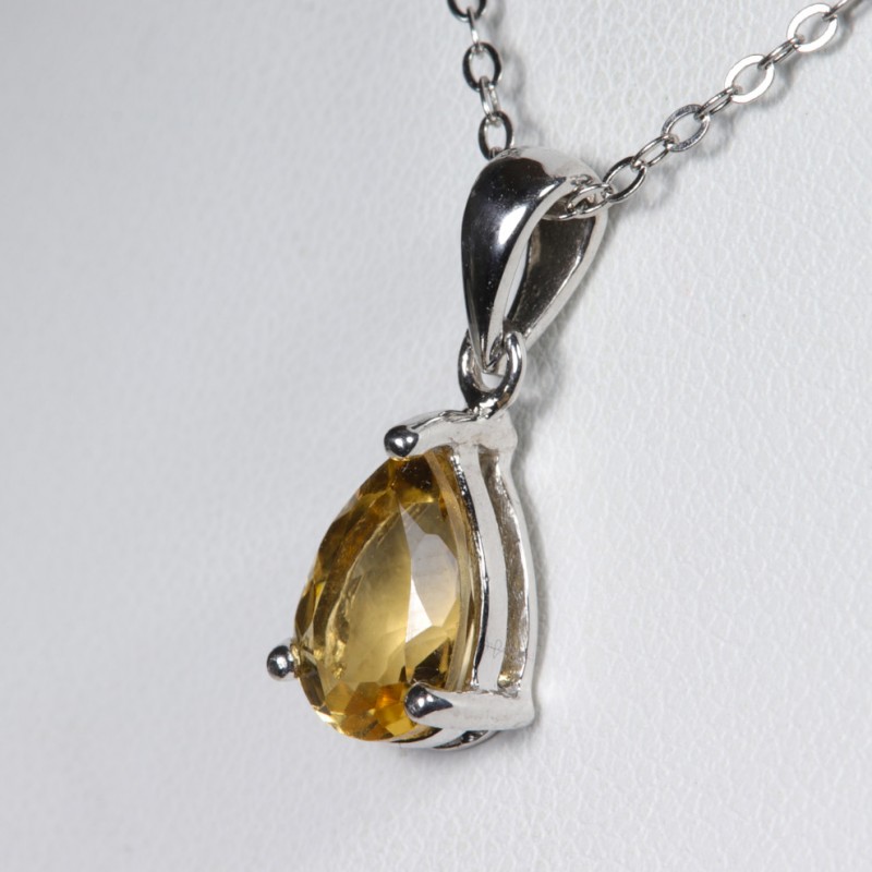 Pendentif Citrine - Argent 925