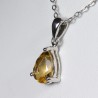 Pendentif Citrine - Argent 925