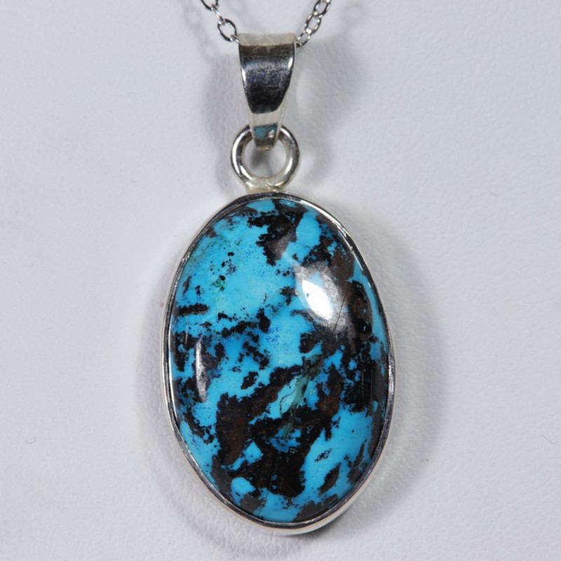 Pendentif Chrysocolle - Argent 925