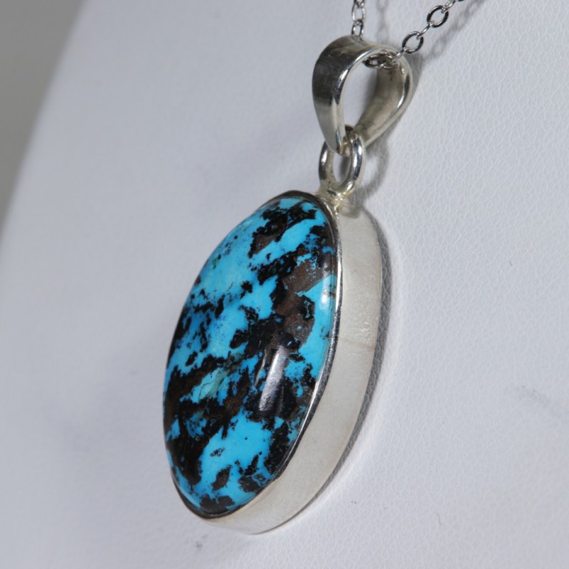 Pendentif Chrysocolle - Argent 925