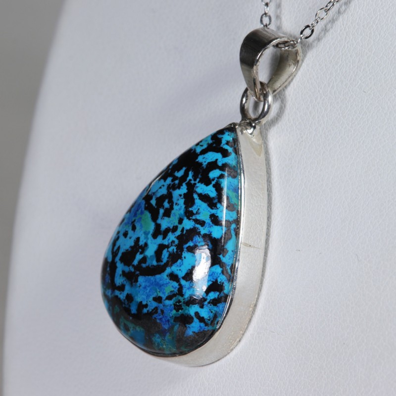 Pendentif Chrysocolle - Argent 925