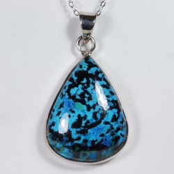 Pendentif Chrysocolle - Argent 925