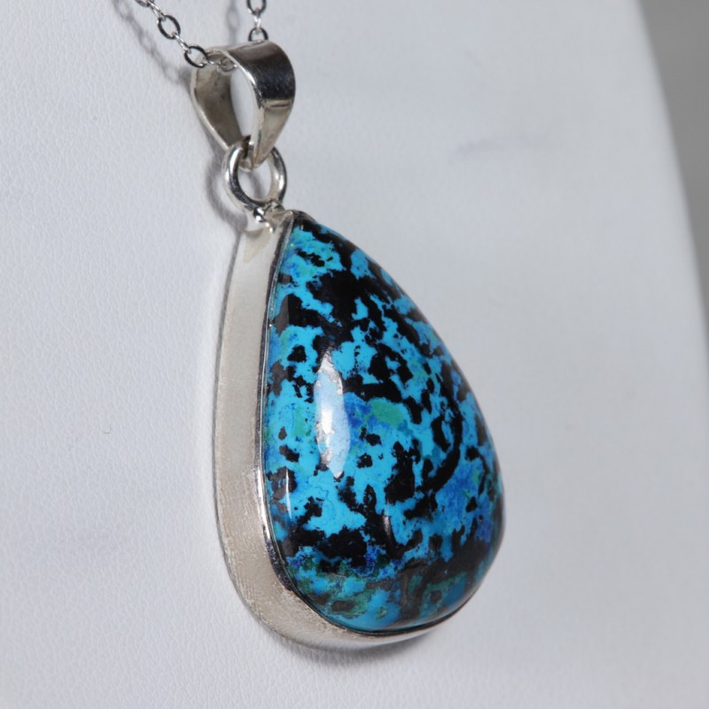 Pendentif Chrysocolle - Argent 925