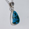 Pendentif Chrysocolle Malachite - Argent 925