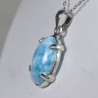 Pendentif Larimar - Argent 925