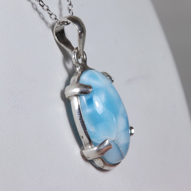 Pendentif Larimar - Argent 925
