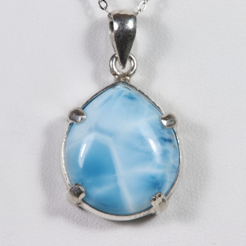 Pendentif Larimar - Argent 925