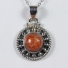 Pendentif Pierre de Soleil- Argent 925