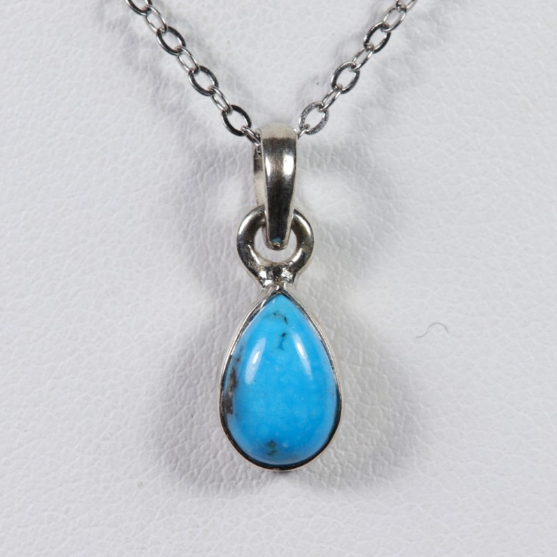 Pendentif Turquoise - Argent 925