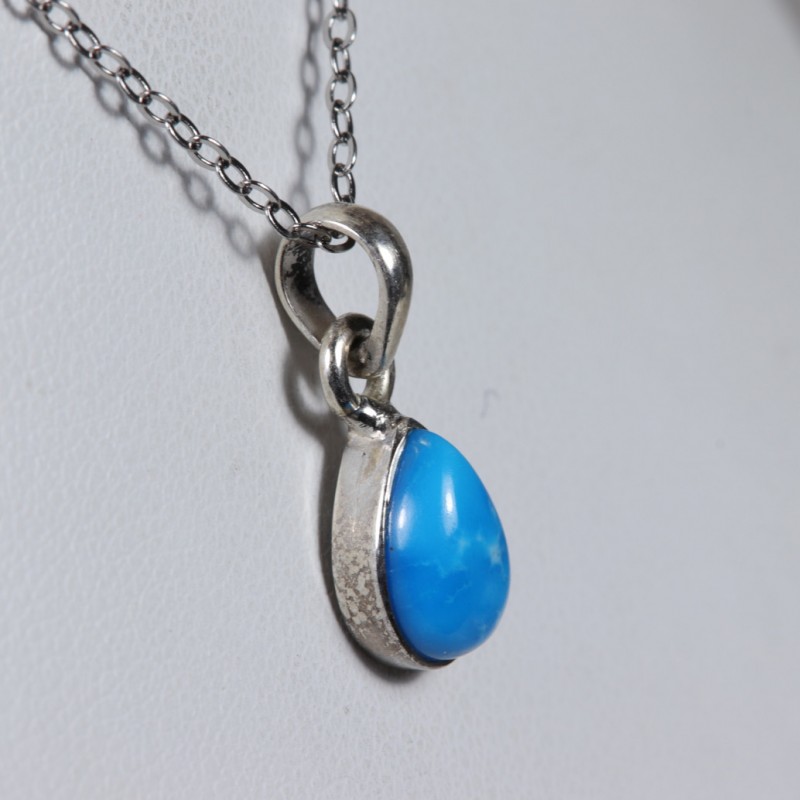 Pendentif Turquoise - Argent 925