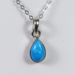 Pendentif Turquoise - Argent 925