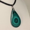 Pendentif Argent - Malachite