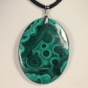 Pendentif Argent - Malachite