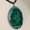 Pendentif Argent - Malachite