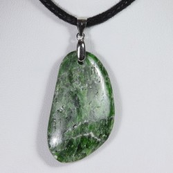 Pendentif Argent - Diopside Chrome