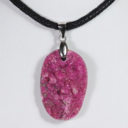Pendentif Argent - Cobaltocalcite brute