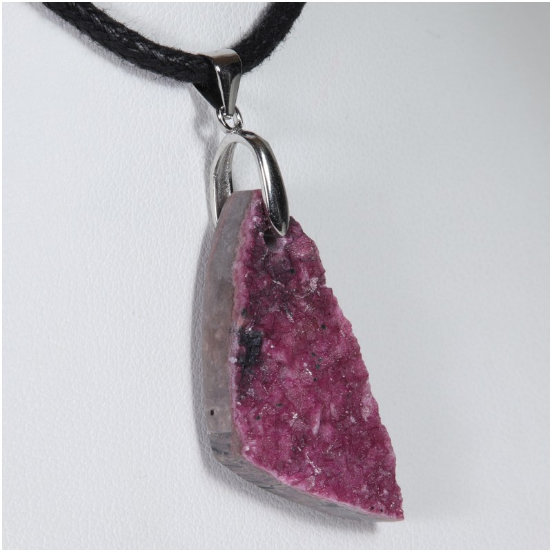 Pendentif Argent - Cobaltocalcite brute