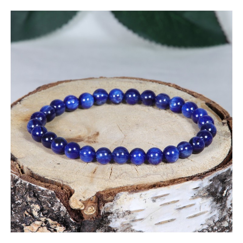 Bracelet Cyanite bleue extra 6mm