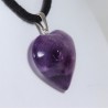 Pendentif Cœur - Améthyste