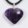 Pendentif Cœur - Améthyste