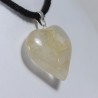 Pendentif Cœur - Quartz Rutile