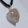 Pendentif Cœur - Quartz Rutile