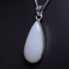 Pendentif Opale Noble d'Australie sertie argent 925
