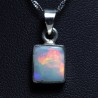 Pendentif Opale Noble d'Australie sertie argent 925