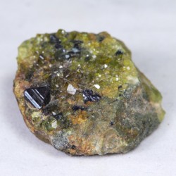 Magnétite sur Epidote - Pakistan