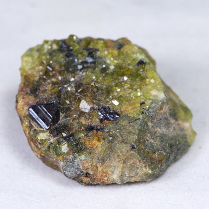 Magnétite sur Epidote - Pakistan