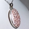 Pendentif serti argent 925 - Natrolite