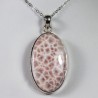 Pendentif serti argent 925 - Natrolite