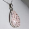 Pendentif serti argent 925 - Natrolite