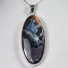 Pendentif serti argent 925 - Labradorite