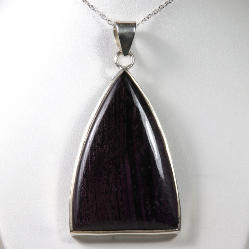 Pendentif Sugilite - Serti en Argent 925
