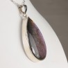 Pendentif en Labradorite Violette - Serti en Argent 925